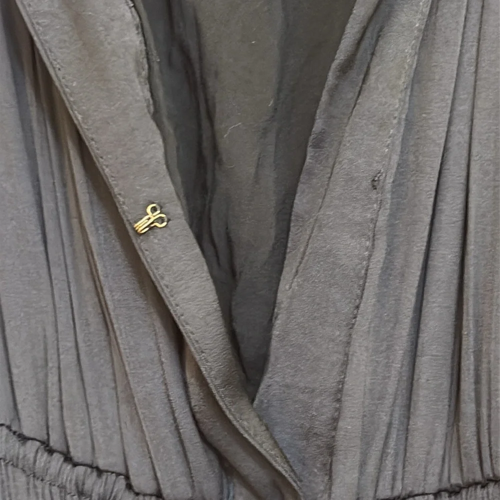 Anthropologie | Black Somerset Flutter Sleeve Tiered Elastic Waist Maxi Dress XS - Picture 14 of 17